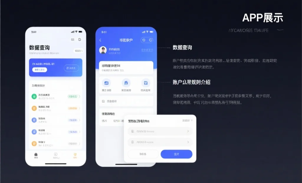 APP功能展示图